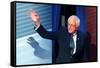 DEM 2016 Clinton Sanders-Gerald Herbert-Framed Stretched Canvas