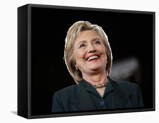 DEM 2016 Clinton-John Locher-Framed Stretched Canvas