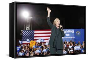 DEM 2016 Clinton-John Locher-Framed Stretched Canvas