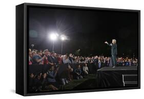 DEM 2016 Clinton-John Locher-Framed Stretched Canvas