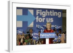 DEM 2016 Clinton-Pat Sullivan-Framed Photographic Print