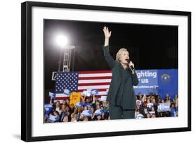 DEM 2016 Clinton-John Locher-Framed Photographic Print