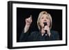 DEM 2016 Clinton-John Locher-Framed Photographic Print