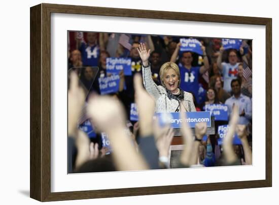 DEM 2016 Clinton-Gerald Herbert-Framed Photographic Print