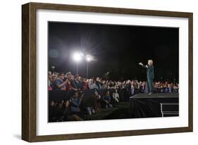 DEM 2016 Clinton-John Locher-Framed Photographic Print