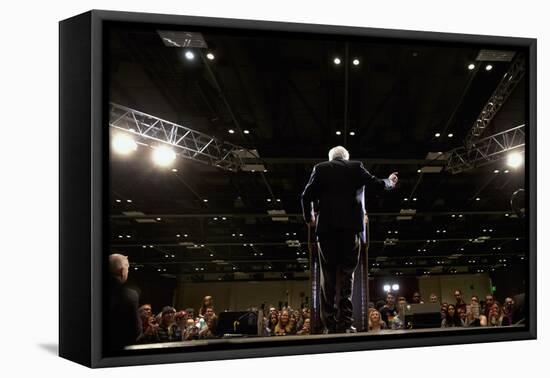 DEM 2016 Sanders-Jacquelyn Martin-Framed Stretched Canvas