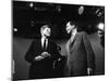 Dem. and Repub. Presidential Cands. John F. Kennedy and Richard M. Nixon Prior to 1st TV Debate-Paul Schutzer-Mounted Photographic Print