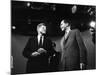 Dem. and Repub. Presidential Cands. John F. Kennedy and Richard M. Nixon Prior to 1st TV Debate-Paul Schutzer-Mounted Photographic Print