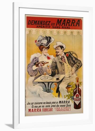 Demandez Un Marra, circa 1900-Francisco Tamagno-Framed Giclee Print