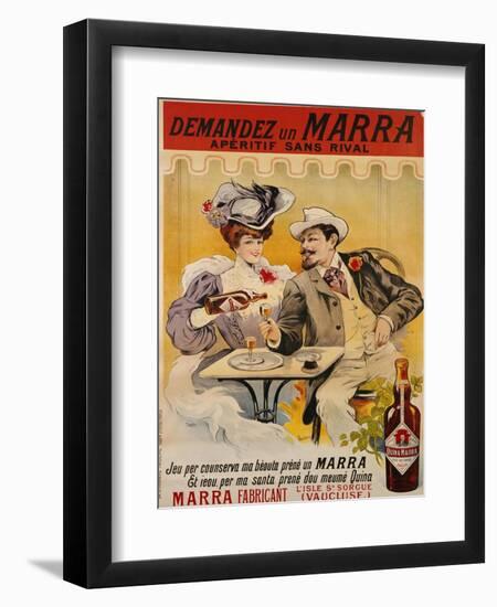 Demandez Un Marra, circa 1900-Francisco Tamagno-Framed Premium Giclee Print