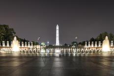 World War Ii Memorial at Night-demerzel21-Photographic Print