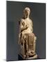 Demeter and Seated Kore Statue from Terravecchia Di Grammichele, Sicily, Italy-null-Mounted Giclee Print