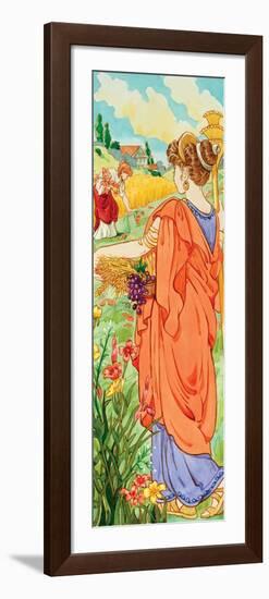 Demeter (Greek), Ceres (Roman), Mythology-Encyclopaedia Britannica-Framed Premium Giclee Print