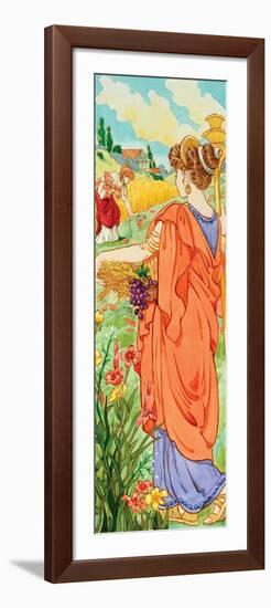 Demeter (Greek), Ceres (Roman), Mythology-Encyclopaedia Britannica-Framed Premium Giclee Print