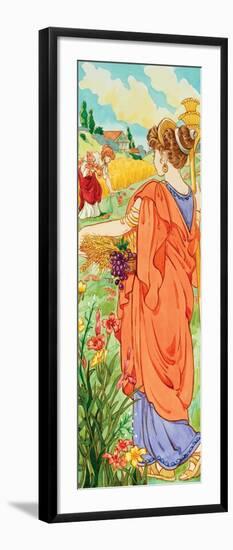 Demeter (Greek), Ceres (Roman), Mythology-Encyclopaedia Britannica-Framed Art Print