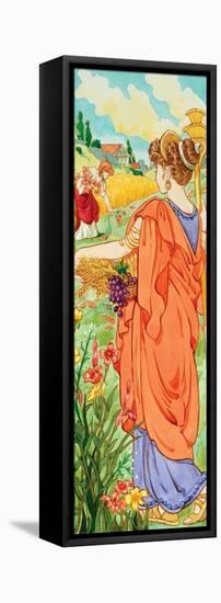 Demeter (Greek), Ceres (Roman), Mythology-Encyclopaedia Britannica-Framed Stretched Canvas