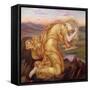 Demeter Mourning for Persephone, 1906-Evelyn De Morgan-Framed Stretched Canvas