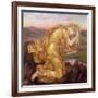 Demeter Mourning for Persephone, 1906-Evelyn De Morgan-Framed Giclee Print