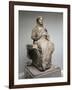 Demeter, Statue from Knidos, Asia Minor, c.350 BC-Greek-Framed Giclee Print