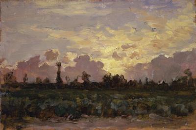 Golden Clouds, (Landscape at Dawn)