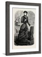 Demi-Evening Toilette, Fashion, 1882-null-Framed Giclee Print