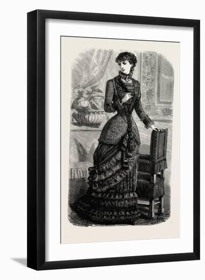 Demi-Evening Toilette, Fashion, 1882-null-Framed Giclee Print