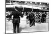 Demobilised French Soldiers Arriving at the Gare D'Austerlitz, Paris, 1945-null-Mounted Giclee Print