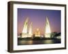 Democracy Monument at Night, Banglamphu, Bangkok, Thailand, Southeast Asia, Asia-Richard Nebesky-Framed Photographic Print