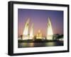 Democracy Monument at Night, Banglamphu, Bangkok, Thailand, Southeast Asia, Asia-Richard Nebesky-Framed Photographic Print