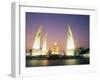 Democracy Monument at Night, Banglamphu, Bangkok, Thailand, Southeast Asia, Asia-Richard Nebesky-Framed Photographic Print