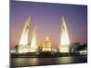 Democracy Monument at Night, Banglamphu, Bangkok, Thailand, Southeast Asia, Asia-Richard Nebesky-Mounted Photographic Print