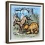 Democrat Donkey, 1870-Thomas Nast-Framed Giclee Print