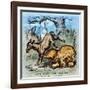 Democrat Donkey, 1870-Thomas Nast-Framed Giclee Print