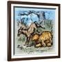 Democrat Donkey, 1870-Thomas Nast-Framed Giclee Print