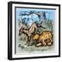 Democrat Donkey, 1870-Thomas Nast-Framed Premium Giclee Print