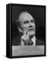 Democrat George Mcgovern During Presidential Campaign-null-Framed Stretched Canvas