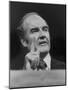 Democrat George Mcgovern During Presidential Campaign-null-Mounted Photographic Print