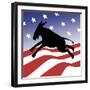 Democrat Silhouette-Linda Braucht-Framed Giclee Print