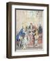 Democratic Levelling: Alliance a La Francaise-James Gillray-Framed Giclee Print