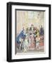 Democratic Levelling: Alliance a La Francaise-James Gillray-Framed Giclee Print