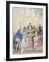 Democratic Levelling: Alliance a La Francaise-James Gillray-Framed Giclee Print