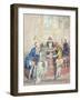 Democratic Levelling: Alliance a La Francaise-James Gillray-Framed Giclee Print