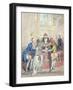 Democratic Levelling: Alliance a La Francaise-James Gillray-Framed Giclee Print