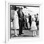 Democratic Presidental Nominee John Kennedy Says Goodbye to His Family-null-Framed Photo