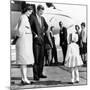 Democratic Presidental Nominee John Kennedy Says Goodbye to His Family-null-Mounted Photo