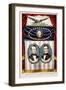 Democratic Presidential Campaign Banner, 1852-American School-Framed Giclee Print