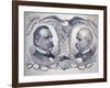 Democratic presidential campaign poster, 1892-American School-Framed Giclee Print