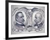 Democratic presidential campaign poster, 1892-American School-Framed Giclee Print