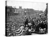 Democratic Presidential Candidate, Franklin Roosevelt, Speaks to Crowd of 10,000, Butte, Montana-null-Stretched Canvas