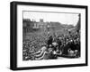 Democratic Presidential Candidate, Franklin Roosevelt, Speaks to Crowd of 10,000, Butte, Montana-null-Framed Photo